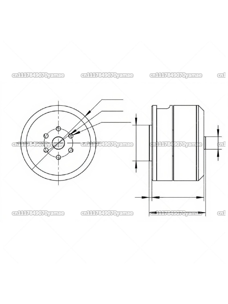 Direct Drive Servo Motor Robotics - DM-H3510 BLDC Göbek Motoru, 24V, 0,18Nm,